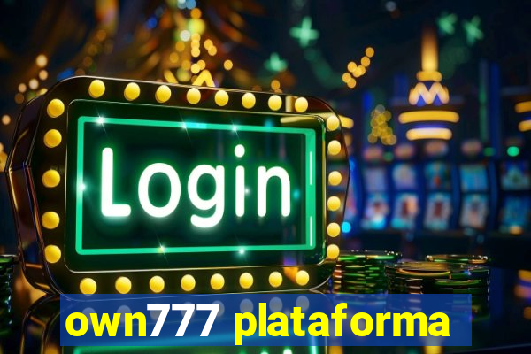 own777 plataforma
